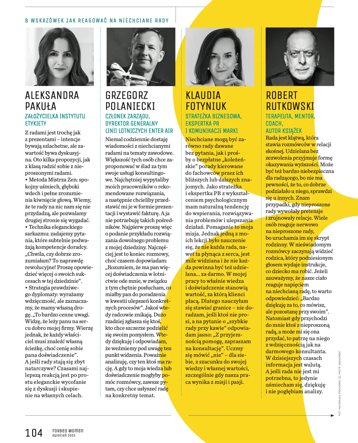 Klaudia Fotyniuk wymieniona jako ekspert w publikacji prasowej
