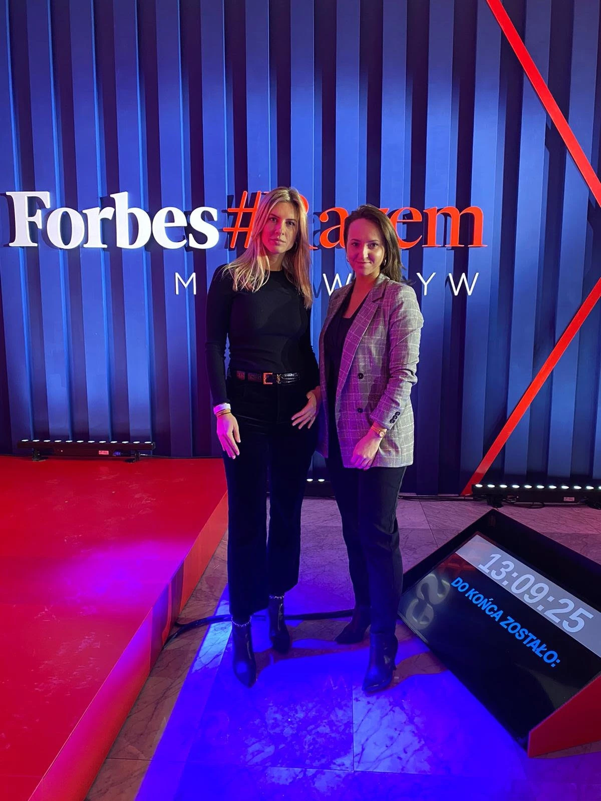 Klaudia Fotyniuk na scenie Forbes
